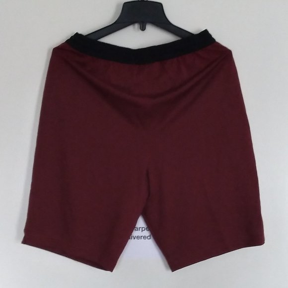 🆕Reebok Men's Workout Ready Melange Knit Shorts,Maroon, S, M, L, NWT, Authentic - Picture 9 of 12